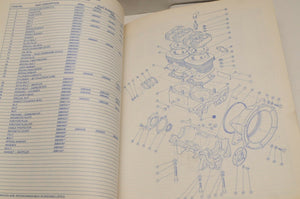 Vintage Polaris Parts Manual 1970 Star Engines 292 - 488 Snowmobile Genuine OEM