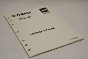 OEM Yamaha Snowmobile Service Shop Manual LIT-12618-03-04 SRX120 2013 13