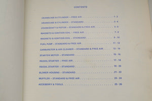 Vintage Polaris Parts Manual 1971 Engine Book Snowmobile Genuine OEM