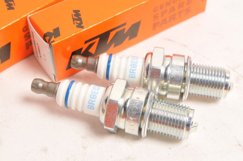 Genuine KTM Spark Plugs (2) BR8ECM fits 65 50 250 380 300 360 + | 54331093410