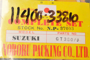Genuine Noboru Gasket Set - Suzuki GT380/J (replaces 11400-33810 OEM) JAPAN