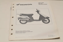 Load image into Gallery viewer, 2004 CHF80 ELITE Genuine OEM Honda Factory SETUP INSTRUCTIONS PDI MANUAL S5121