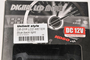 KOSO DB-01R LCD Meter - Motorcycle digital speedometer tachometer gauge dash
