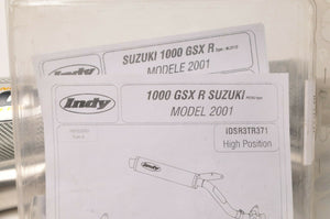 NEW Mig Indy Exhaust - IDY3TR371-S High Mount Pipe - Suzuki GSXR1000 2001-03