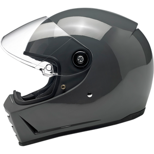 Biltwell Lanesplitter Helmet ECE - Gloss Storm Grey XS Extra Small  1004-109-101