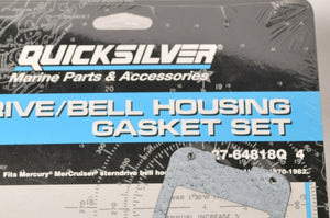 Mercury Marine MerCruiser Quicksilver Gasket Set Drive Bell Housing | 27-64818Q4