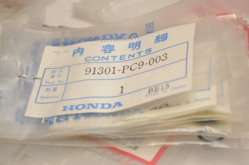NOS Honda OEM 91301-PC9-003 Qty:8  O-RING, GASKET,SEAL - SEE LIST - Motomike Canada