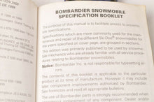 Load image into Gallery viewer, Genuine Ski-Doo BRP Specifications Manual Booklet Spec Book 1995-98 | 484068500