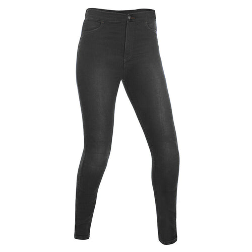 Oxford Super Jeggings Motorcycle Jeans Leggings Womens Black Pants