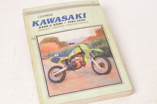 Clymer Service Repair Maintenance Shop Manual: Kawasaki KX60 KX80 1983-90 | M444