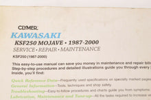 Load image into Gallery viewer, Clymer Service Repair Maintenance Shop Manual: Kawasaki KSF250 Mojave 87-00 M385
