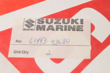 Load image into Gallery viewer, New NOS Genuine Suzuki 61443-93630 Decal Emblem Logo 9.9hp 1980-1982 outboard