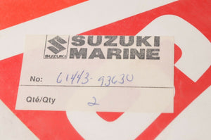 New NOS Genuine Suzuki 61443-93630 Decal Emblem Logo 9.9hp 1980-1982 outboard