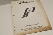 Load image into Gallery viewer, Vintage Polaris Parts Manual 1971 Mustang Charger Electrical Snowmobile Genuine
