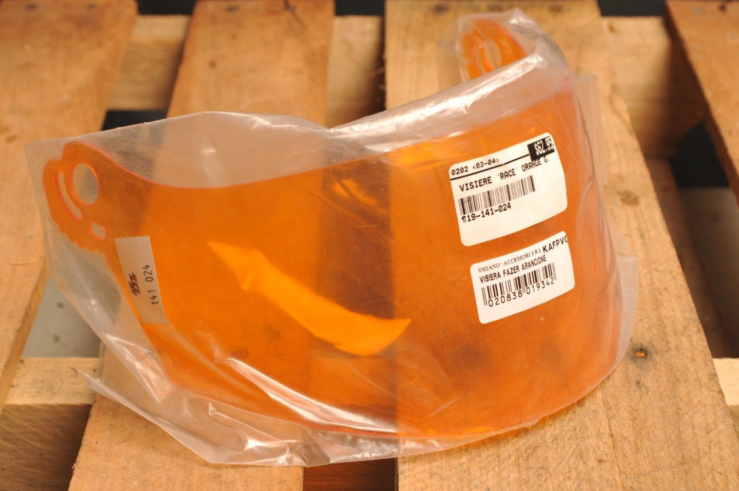 Genuine Suomy Motorcycle Helmet Visor/Shield KAFPVO Race Orange 141024 Fazer