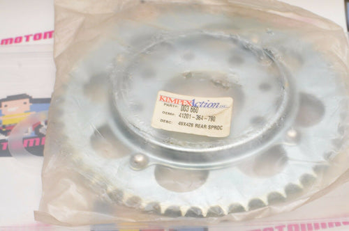 KIMPEX  REAR DRIVE SPROKET - HONDA 49t 428 41201-364-790 CA160 CB100 CB125 CB175 - Motomike Canada