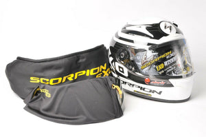 NEW Scorpion EXO-R2000 Motorcycle Helmet White/Black DOT/SNELL 2XL 200-7637