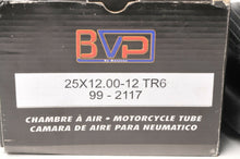 Load image into Gallery viewer, BVP Motorcycle Inner Tube 25x12.00-12 TR6 valve 99-2117