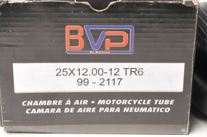 BVP Motorcycle Inner Tube 25x12.00-12 TR6 valve 99-2117