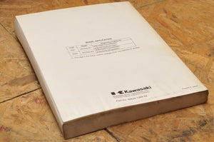 Kawasaki Factory Service Manual SHOP VULCAN VN1500 DRIFTER 01-02  99924-1268-02