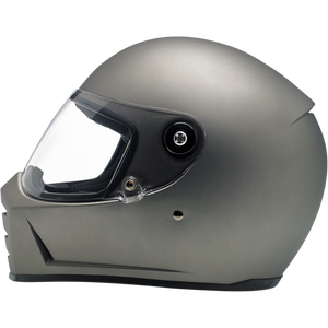 Biltwell Lanesplitter Helmet ECE - Flat Titanium Large LG |  1004-803-104