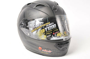 Scorpion EXO-T1200 Motorcycle Helmet Alias Phantom Matte Black XS  6501191