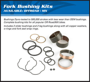 Moose Racing Fork Bushing Kit fits Honda Kawasaki Suzuki 37mm | 38-6137