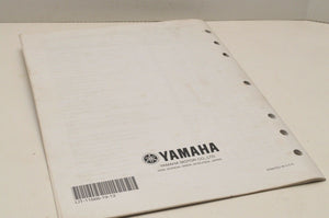 Genuine Yamaha ASSEMBLY SETUP MANUAL YFM700R 700RV RAPTOR 2006 LIT-11666-19-13