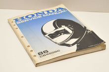 Load image into Gallery viewer, Genuine OEM Honda Factory Service Shop Manual 61MC900 1986 86 CB450SC CB450 +++