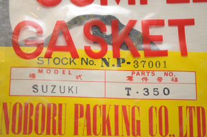 Suzuki NOBORU NOS gasket set 10001-18804 T305 T 305 TC305 TC 305 T350 NEW!