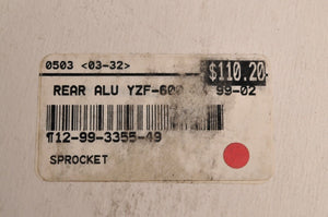 Sprocket Specialists Aluminum Rear 49T 3355-49 fits Yamaha YZF-600 1999-up