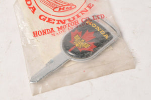 Genuine NOS Honda 35122-MN5-820 Key Blank - GL1500 Goldwing Canada RARE