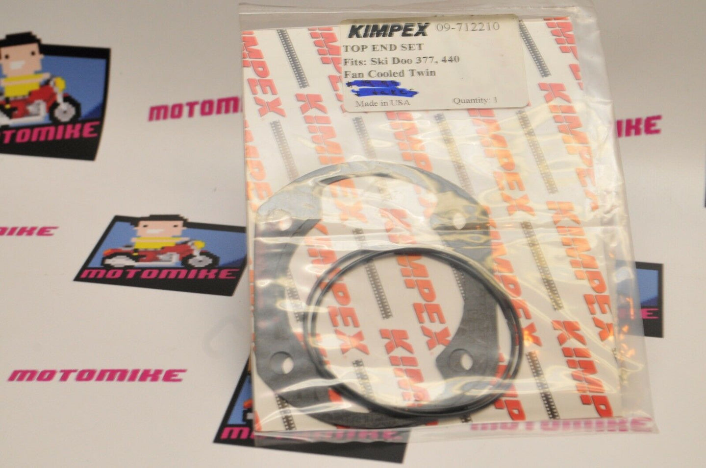 NEW KIMPEX TOP END GASKET SET 09-712210  SKIDOO 377 440 FAN