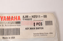 Load image into Gallery viewer, Genuine Yamaha Key Blank  SX120 SRX120 SnoScoot ES (new)   |  8JM-H2511-00