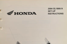 Load image into Gallery viewer, 2004 GL1800 GL1800A GENUINE Honda Factory SETUP INSTRUCTIONS PDI MANUAL S0213