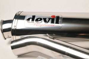 NEW Devil Exhaust - High Mount Stainless Magnum 58679 Suzuki GSX-R1000 2005-2006