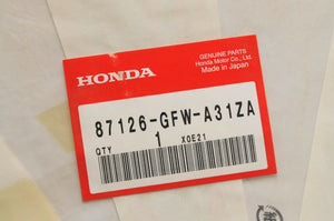 NOS Honda OEM 87126-GFW-A31ZA DECAL,STRIPE RIGHT TANK SHROUD CRF80F 2011-2013