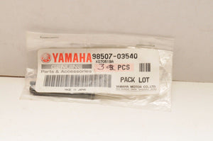 NEW NOS OEM YAMAHA SCREW Qty:3 HEADLIGHT RIM ADJUSTING PAN HEAD 98507-03540