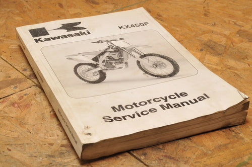 Kawasaki Factory Service Manual FSM SHOP OEM KX450F KX 450F 2006 #99924-1355-01