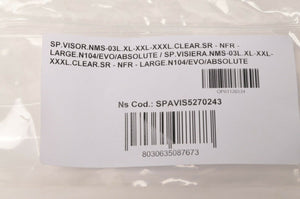 Nolan Helmet Visor SPAVIS5270243 NMS-03L  CLEAR fits: N104 XL-3XL Evo/Absolute