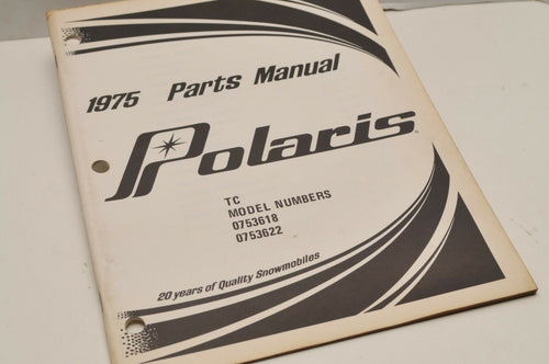 Vintage Polaris Parts Manual 9910310 1975 TC Snowmobile OEM Genuine