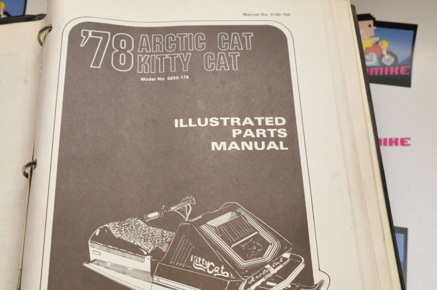 Genuine ARCTIC CAT Factory ILLUSTRATED PARTS MANUAL - 1978 KITTY 0185-100