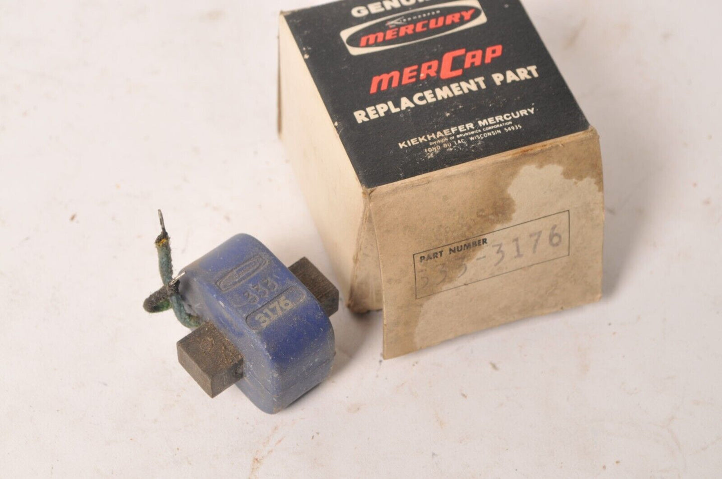 Mercury MerCruiser Quicksilver Blue Coil ignition 50HP 65HP motors  | 333-3176