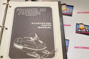 Genuine ARCTIC CAT Factory ILLUSTRATED PARTS MANUAL - 1979 PANTHER 0185-125