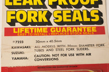 Load image into Gallery viewer, NOS Leak Proof Fork Seals #7223 30mm x 40.5mm - Kawasaki Suzuki Yamaha  w/steel