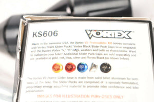 Vortex KS606 v3 - Frame Sliders Crash Bobbins - Yamaha R1 2004-2005-2006 Black