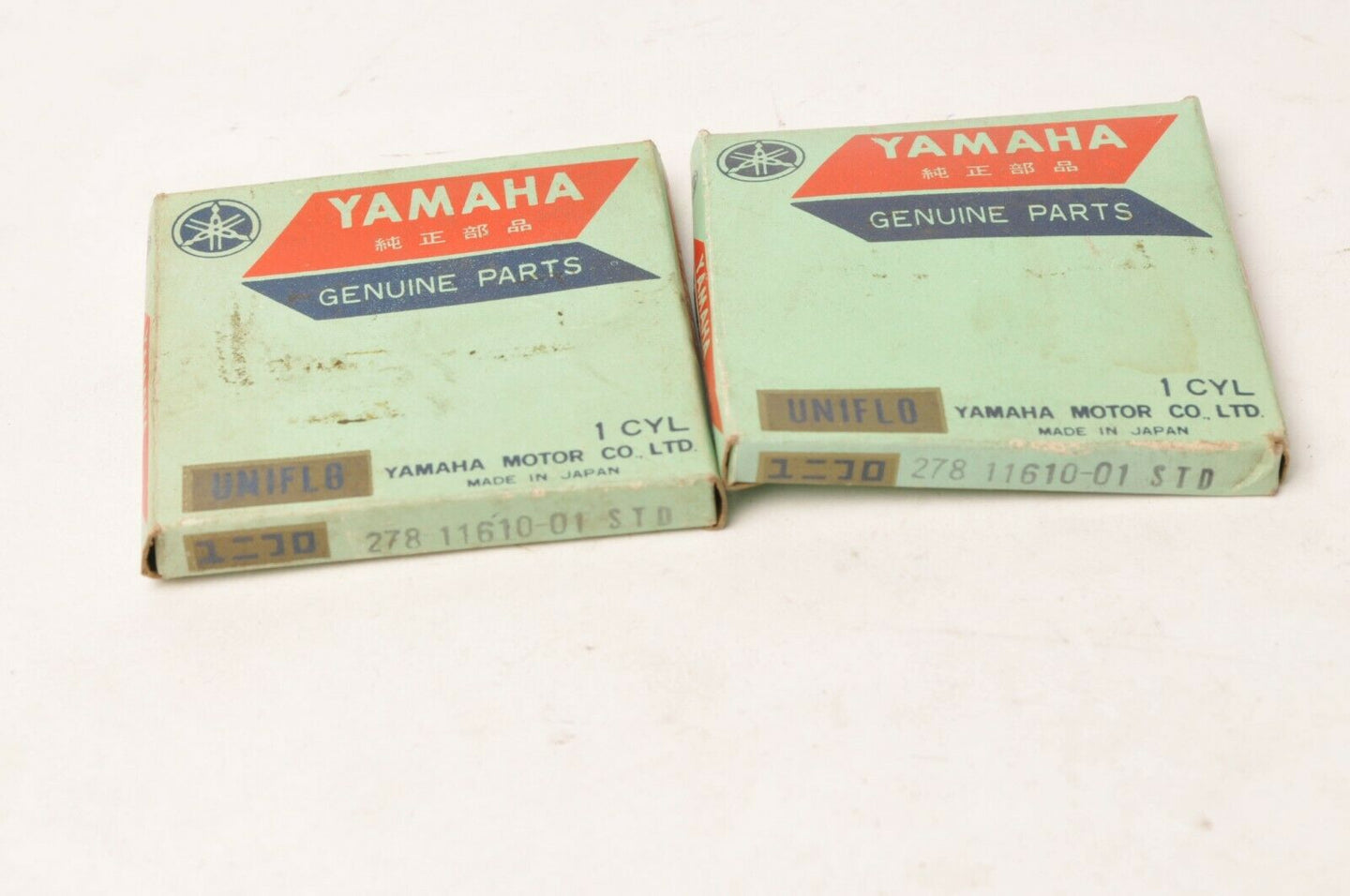 Genuine Yamaha 278-11610-01-00 Piston Ring Set STD x2 - R5 R5B R5C 1970-1972