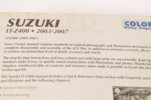 Load image into Gallery viewer, Clymer Service Repair Maintenance Shop Manual: Suzuki LT-Z400 2003-2007 | M270