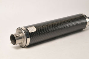 NEW Mig Exhaust Concepts SR1C Carbon Fiber Muffler Silencer 100mm Round Slip On