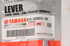 Genuine Yamaha 5VS-83922-00-00 Lever,RH Right Brake - FJR1300 FZ6 FZ-1 FZ09 XSR+